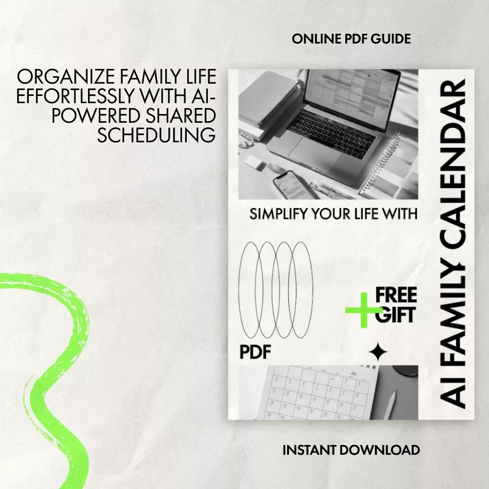 Simplify Your Life with AI Family Calendar – Practical eBook Guide on how to manage family calendar with ai for Busy Families