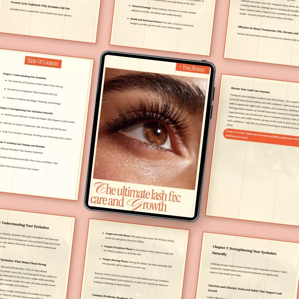 The Ultimate Lash Fix: Care and Growth | Digital Guide with Tips for Stronger Eyelashes, Natural Lash Care, Growth & Damage Prevention