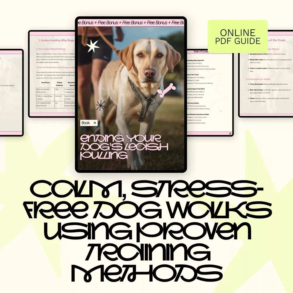 Ending Your Dog’s Leash Pulling – Practical Dog Training Guide for Loose-Leash Walking, Calm Walks & Happy Owners | Instant Digital Download