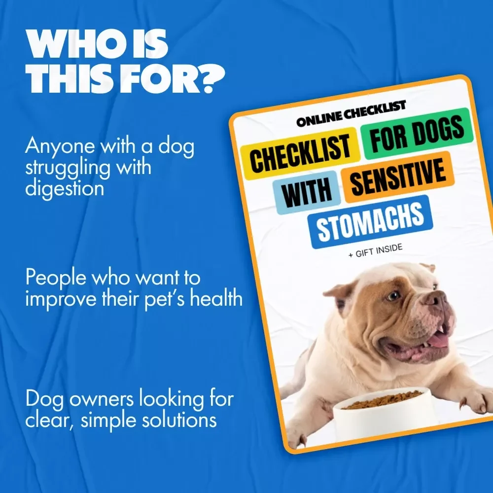 Checklist for Dogs with Sensitive Stomachs: Easy Steps to Support Your Dog’s Digestion