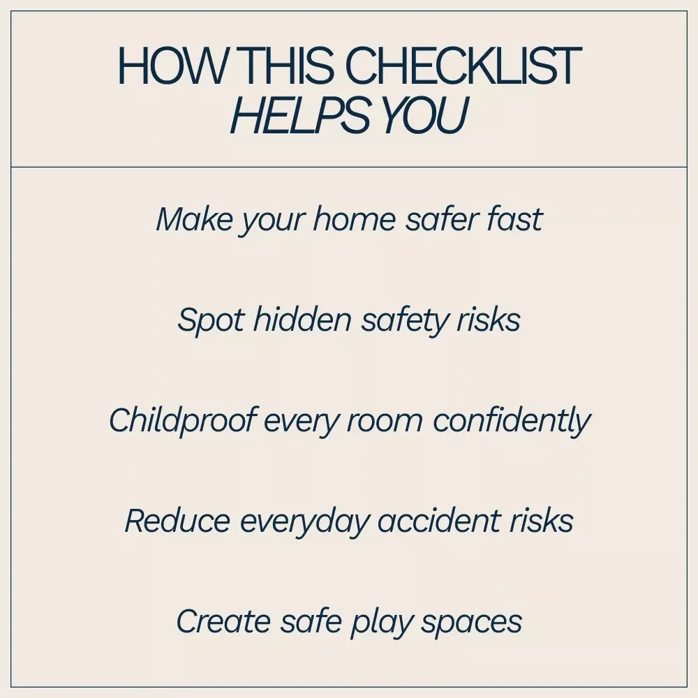 Complete Childproofing Checklist for a Safer Home – Printable Baby Safety Guide | How to Childproof a Home Room by Room