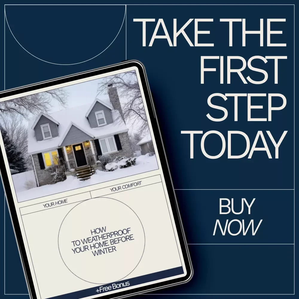 How to Weatherproof Your Home Before Winter | Easy Winter Home Prep Checklist | Energy-Saving Digital Download