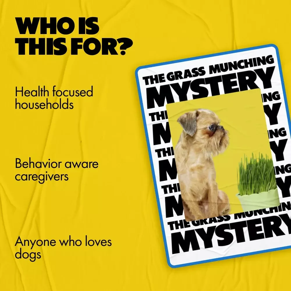 The Grass-Munching Mystery – Why Does My Dog Eat Grass Checklist for Curious Pet Parents | Printable Dog Behavior Guide