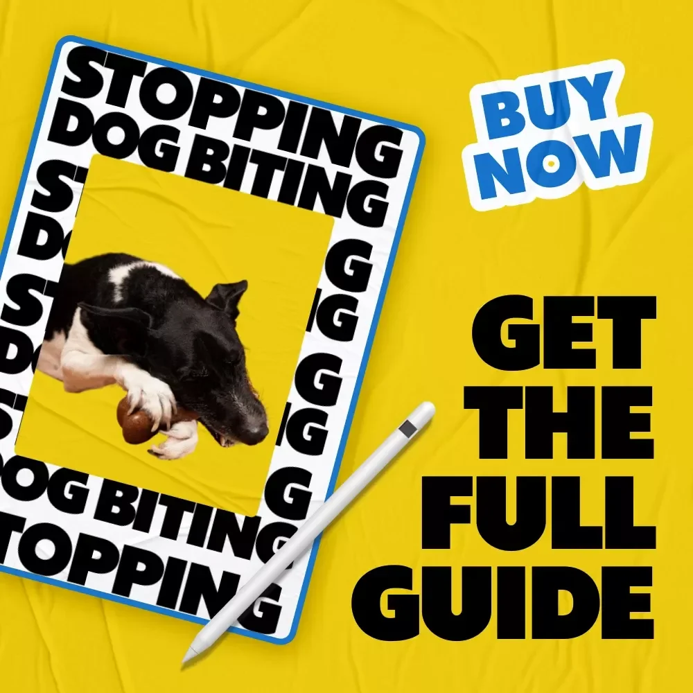 Stopping Dog Biting | Practical eBook Guide on How to Stop Dog Biting for Puppies & Adult Dogs | Positive Training & Real Case Studies