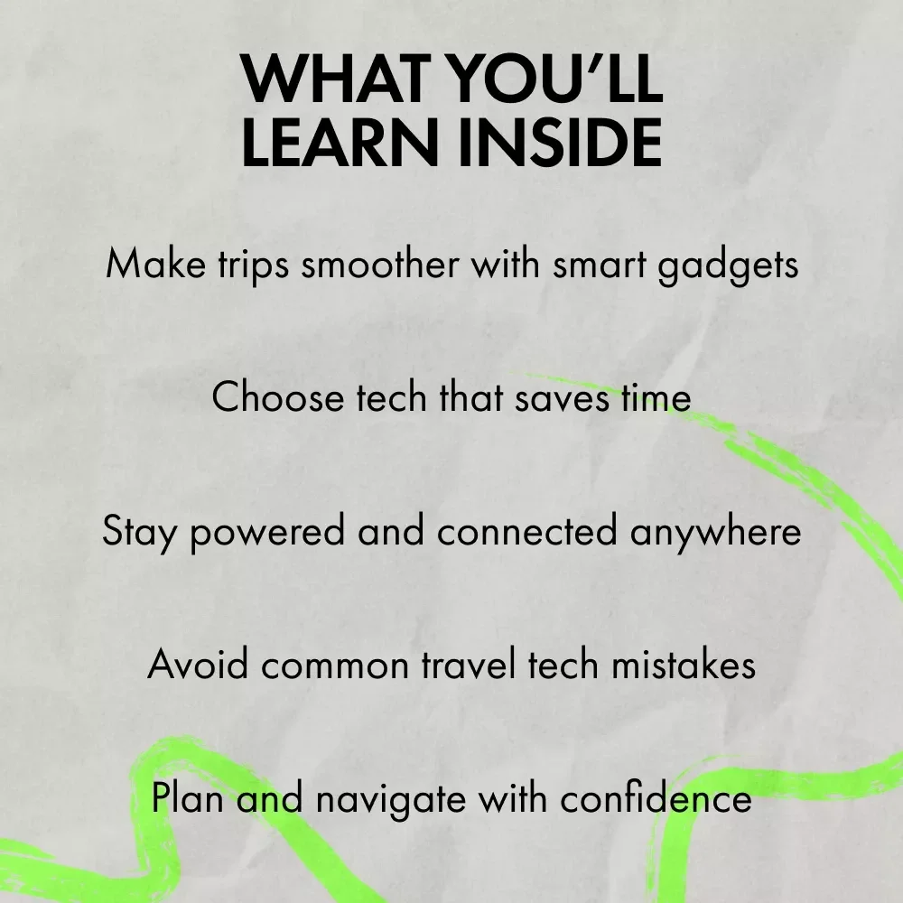 Gadgets That Make Your Journeys Effortless | Smart Travel Tech Guide | Discover the best gadgets for travel for Stress-Free Trips
