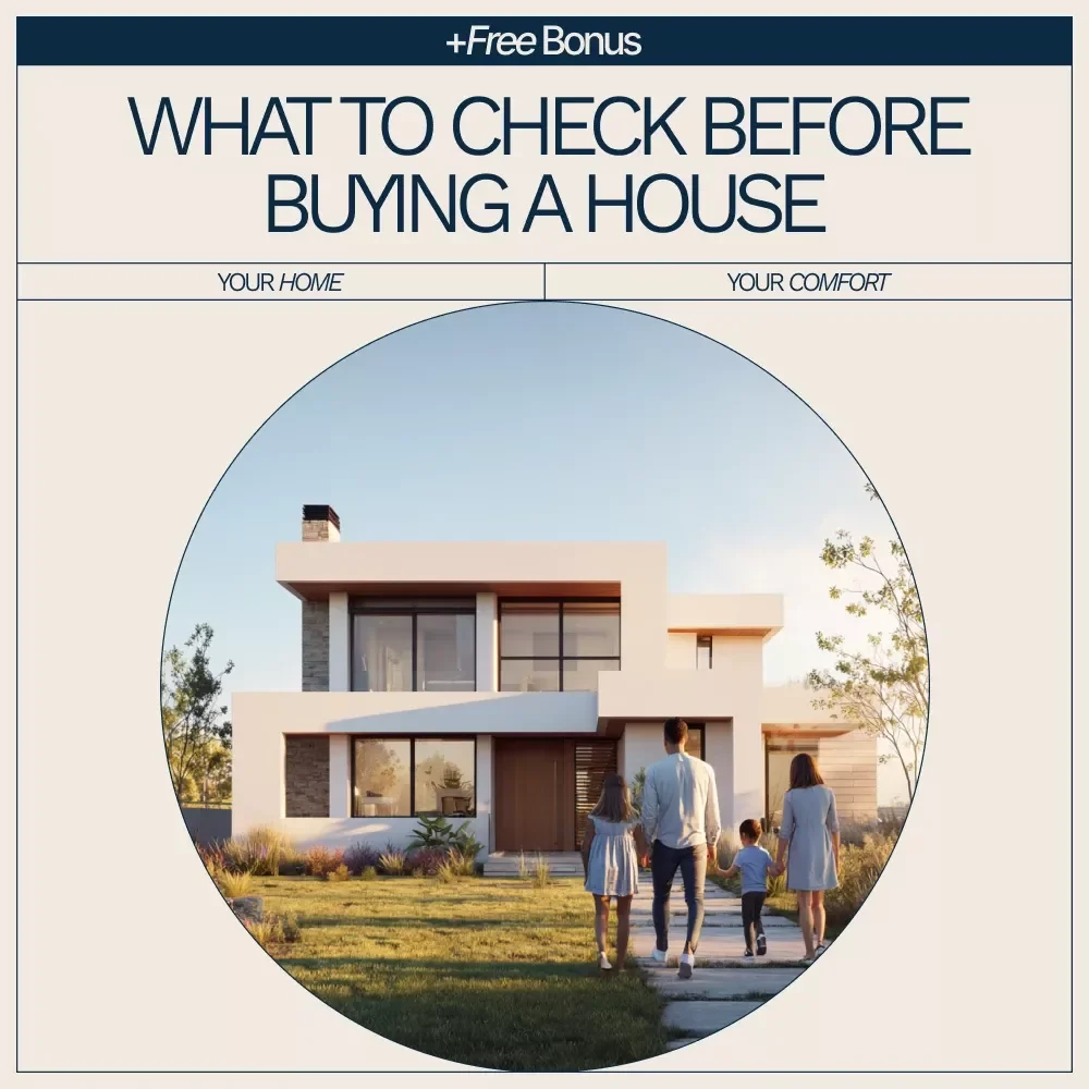 What to Check Before Buying a House – Practical Home Buyer Checklist | what to check before buying a house Digital Download