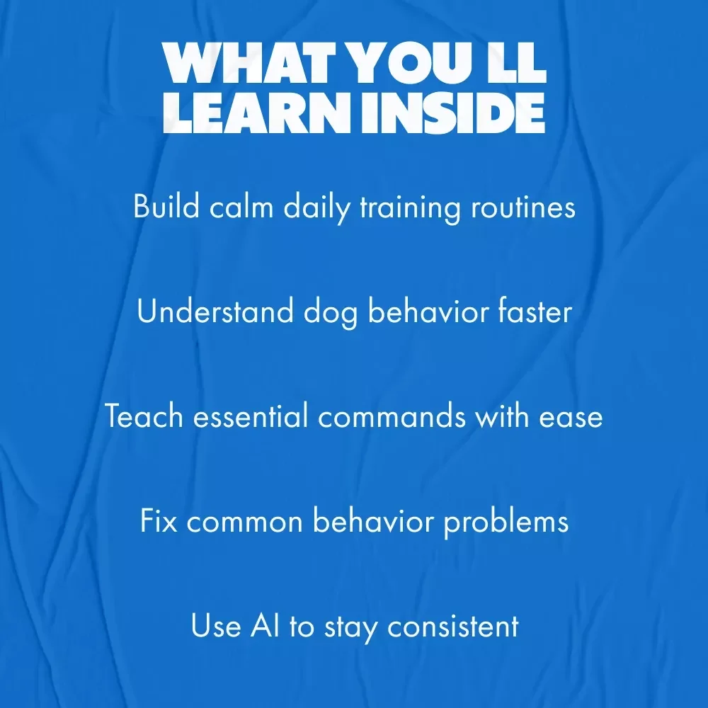 A Beginner’s Guide to Dog Training | Step-by-Step Guide with Dog Training Tips for Beginners | Easy Commands, Positive Reinforcement & AI Tools for New Dog Owners