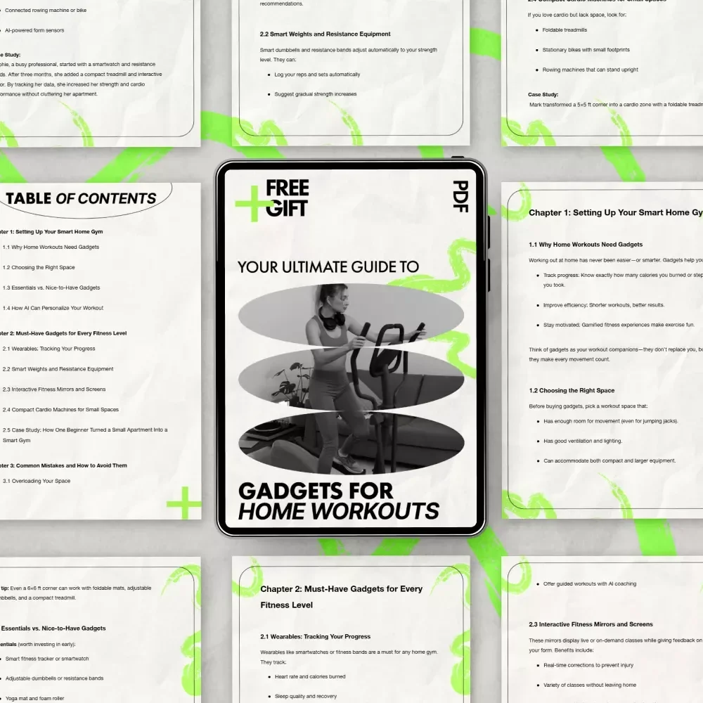 Your Ultimate Guide to Gadgets for Home Workouts – Smart Home Gym Setup, AI Fitness Tools & Best Gadgets for Home Workouts Guide