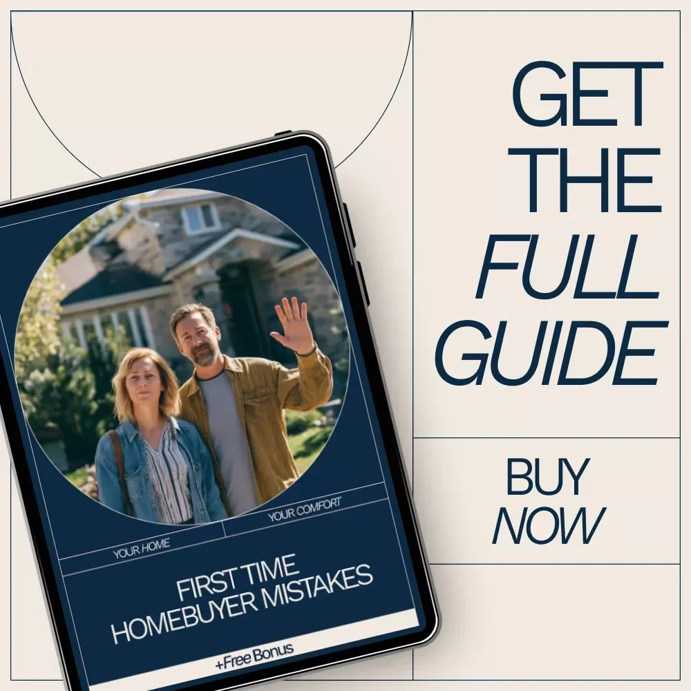First Time Homebuyer Mistakes | Common First Time Homebuyer Mistakes eBook Guide for Smart Home Buying Decisions