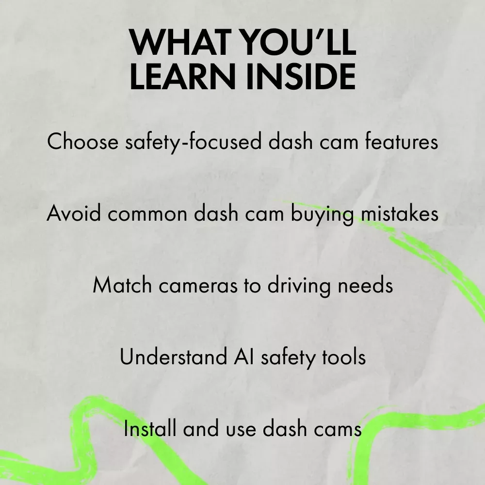 A Smart Guide to Choosing a Dash Cam for Safety – Digital Guide on How to Choose a Dash Cam for Safety, Smart Driving & AI Dash Cam Features