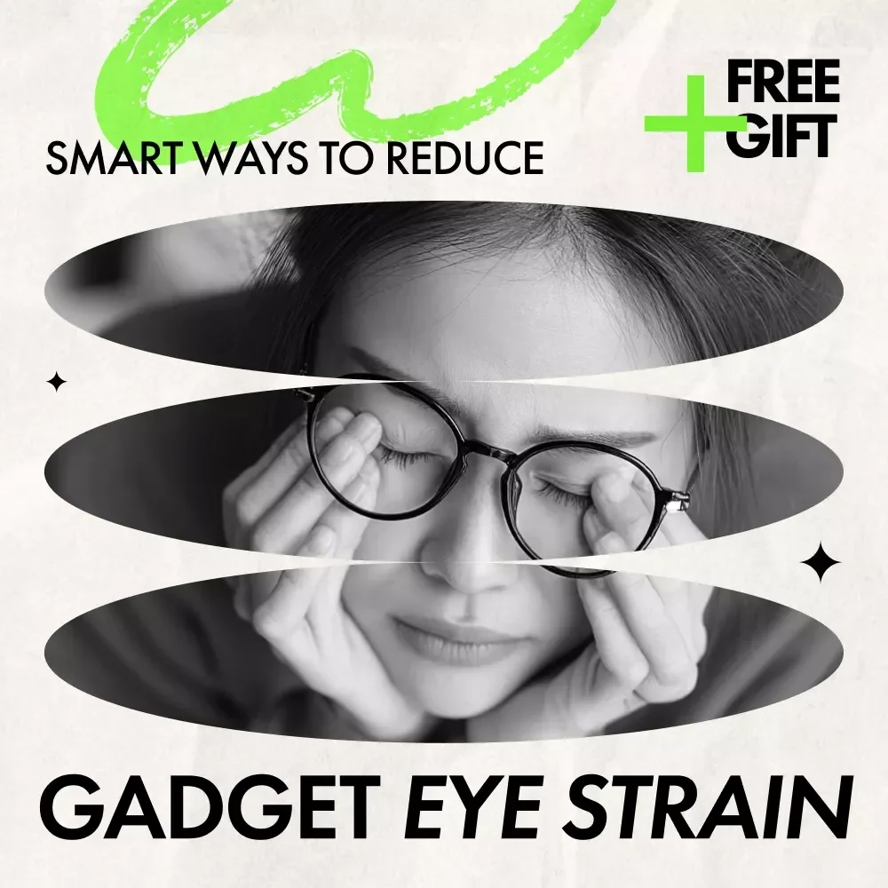 Smart Ways to Reduce Gadget Eye Strain – Practical Ebook Guide on how to reduce eye strain after using gadgets for Work, Study, and Screen Life