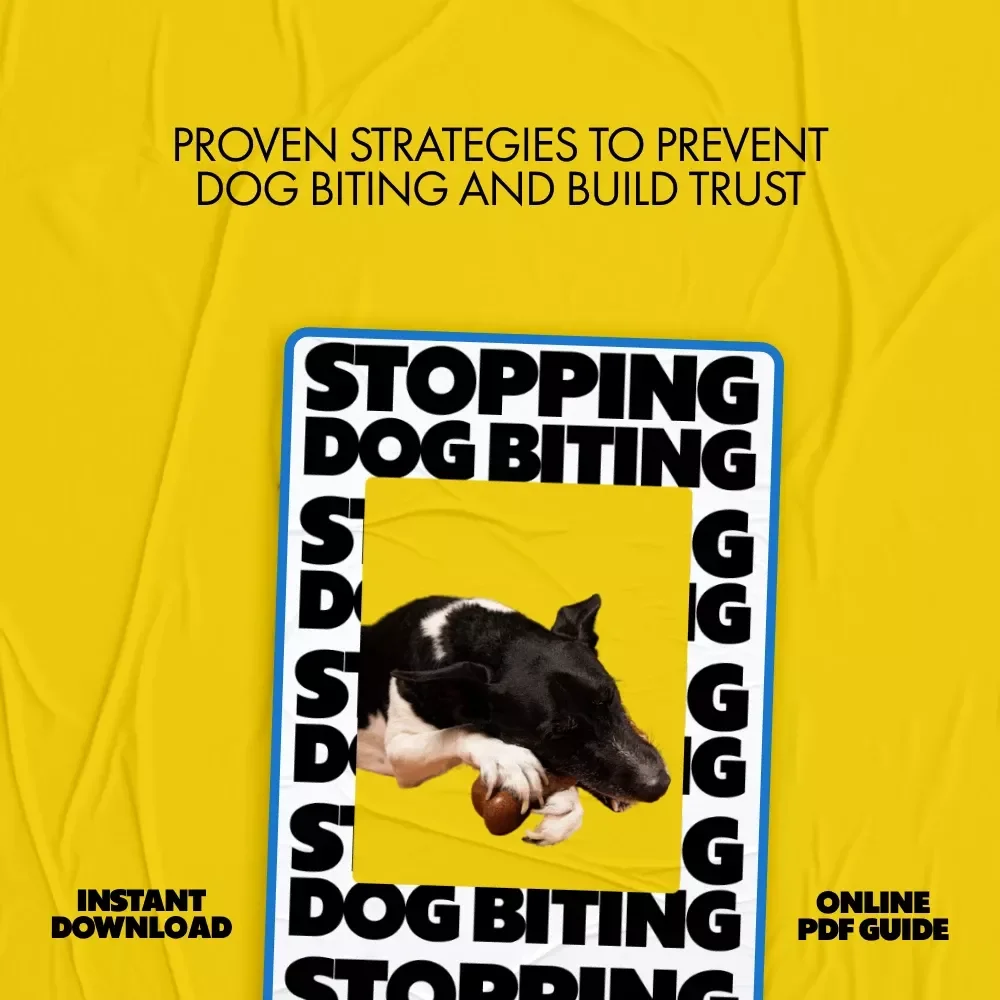 Stopping Dog Biting | Practical eBook Guide on How to Stop Dog Biting for Puppies & Adult Dogs | Positive Training & Real Case Studies
