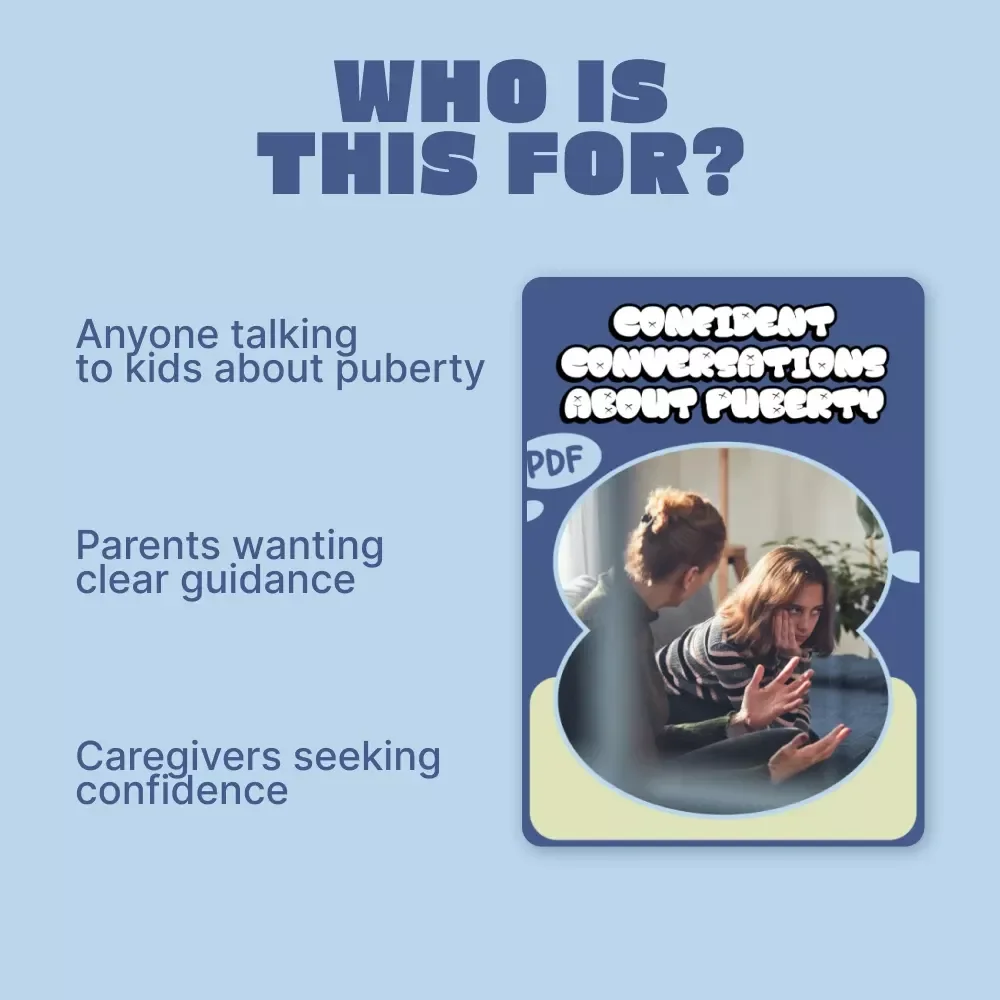 Confident Conversations About Puberty – A Practical Parent Guide for How to Handle Kids Asking About Puberty, Talking About Body Changes, Emotions & Growing Up With Confidence
