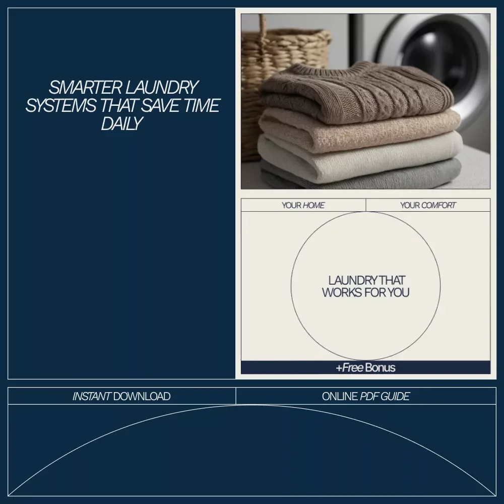 Laundry That Works for You – A Practical Guide on how to create functional laundry room Systems, Smart Layouts, and Time-Saving Routines