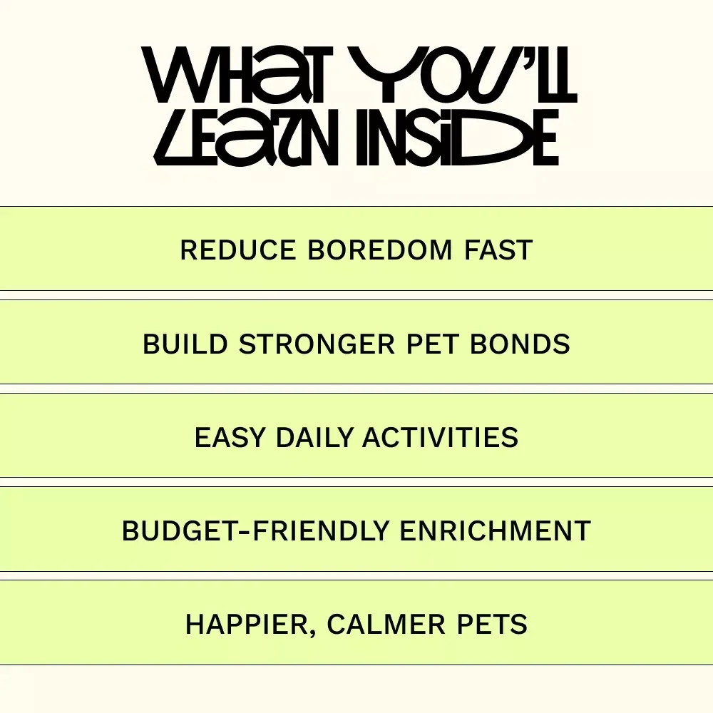 A Happier Life for Pets – Practical Guide to Daily Joy, Smart Play & Pet Enrichment Ideas