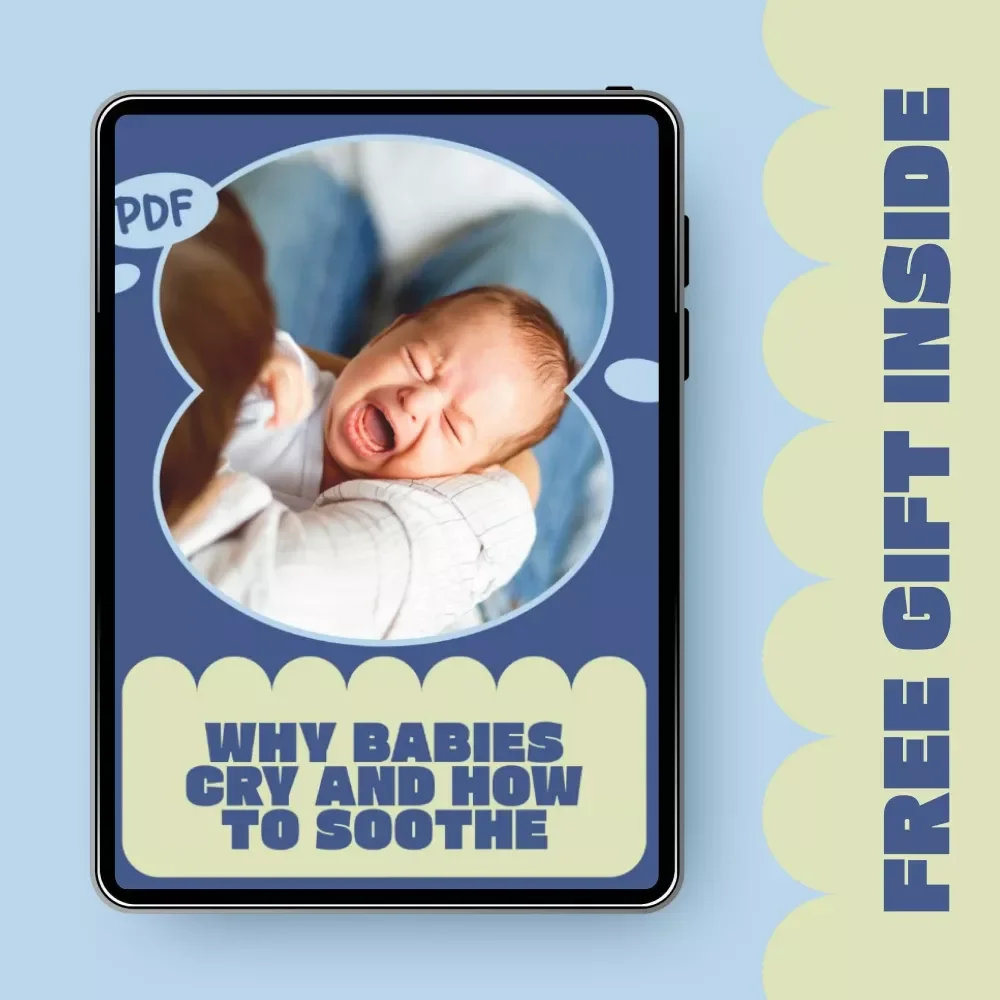 Why Babies Cry and How to Soothe – A Gentle Parenting eBook Answering why does my baby cry at night