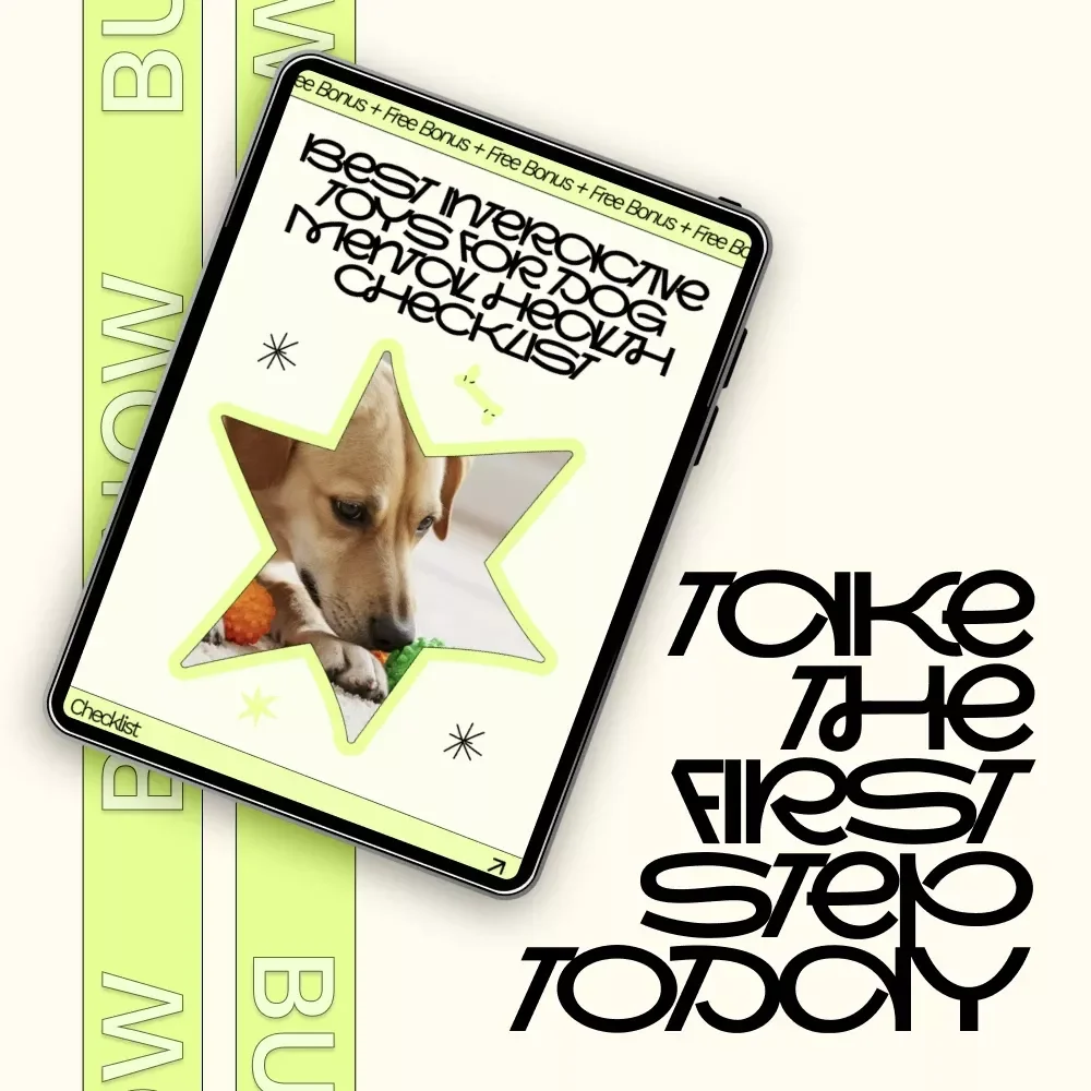 Best Interactive Toys for Dog Mental Health Checklist | Digital Download for Happy, Stimulated Dogs | Easy Canine Enrichment Guide