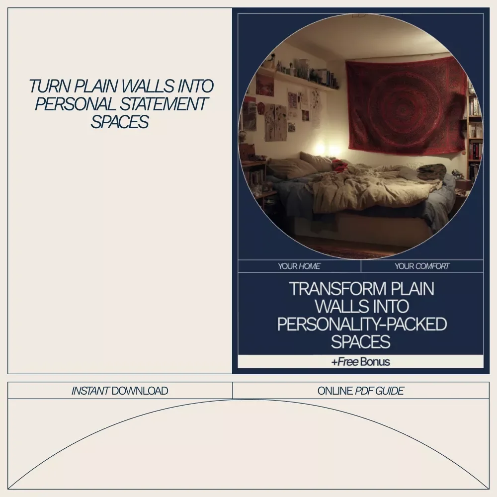 Transform Plain Walls into Personality-Packed Spaces | Ebook Guide on how to add personality to plain walls | Wall Décor & Design Inspiration