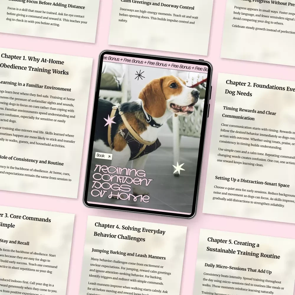Training Confident Dogs at Home | Practical Ebook for Dog Obedience Training at Home