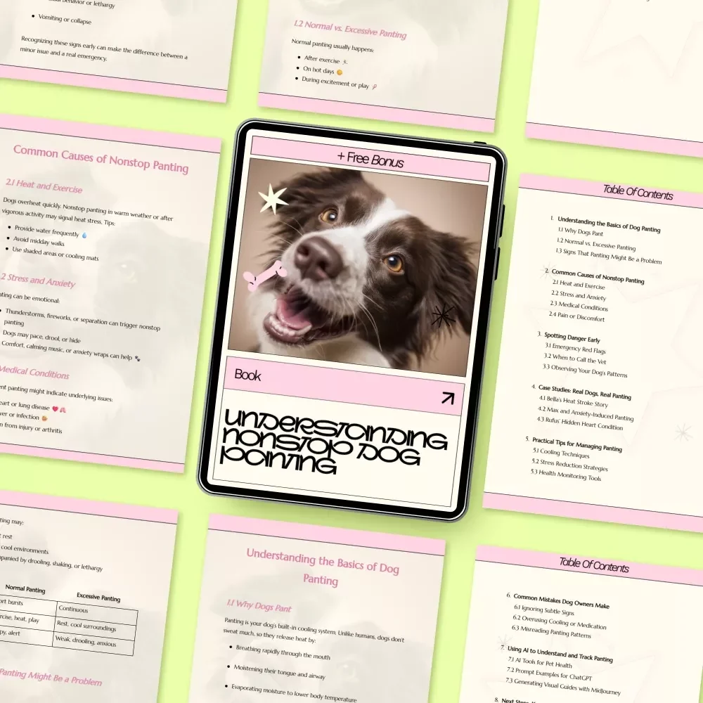 Understanding Nonstop Dog Panting – A Practical Digital Guide for Dog Owners, Pet Parents & Canine Health Awareness