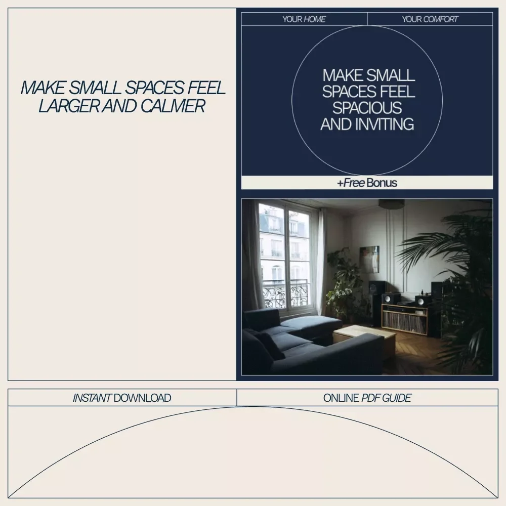Make Small Spaces Feel Spacious and Inviting – eBook Guide on how to make small spaces feel bigger with Smart Layout, Light & Storage Solutions