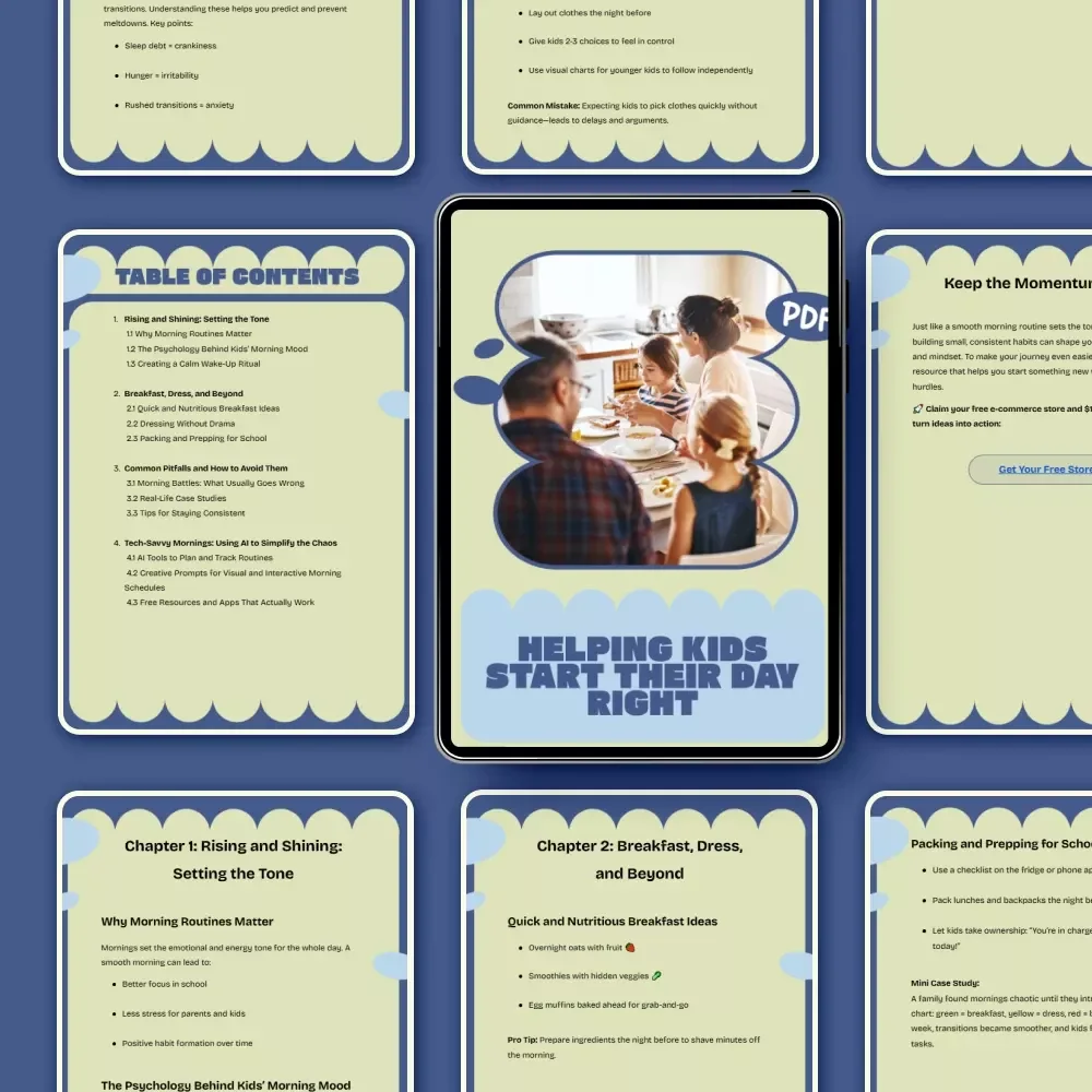 Helping Kids Start Their Day Right – Practical Morning Routine Guide for Parents | Simple Strategies on how to Manage Kids Morning Routines