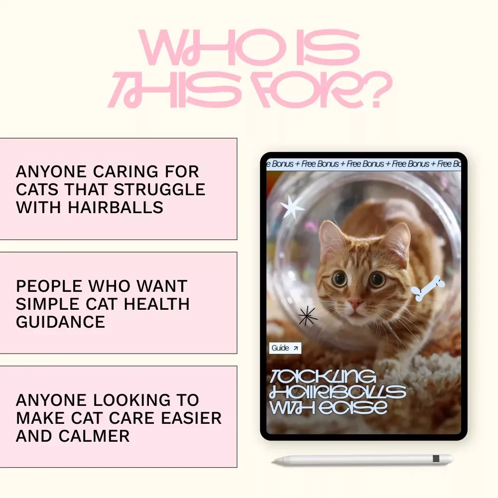 Tackling Hairballs with Ease – Digital Cat Care Guide, Hairball Prevention Tips, Grooming & Diet Strategies, AI Tools for Cat Parents