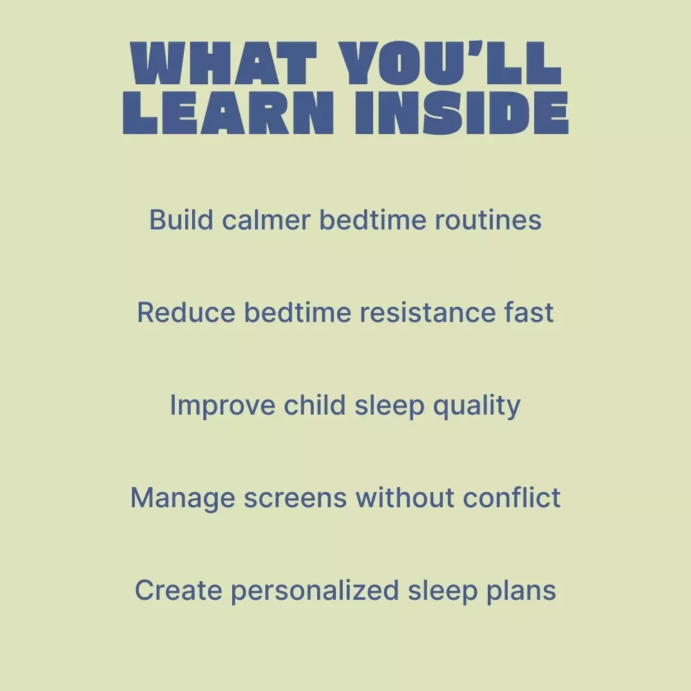 Solving Late Bedtime Challenges for Children | Practical Sleep Guide Ebook for Parents Asking Why Does My Child Fall Asleep Late