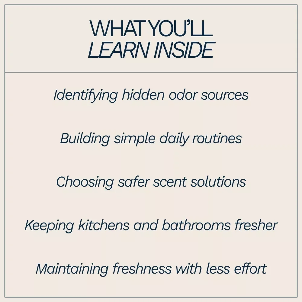 How to Make Your Home Smell Fresh All Day – Practical eBook Guide for Clean, Inviting Spaces | Simple Daily Routines & Smart Solutions