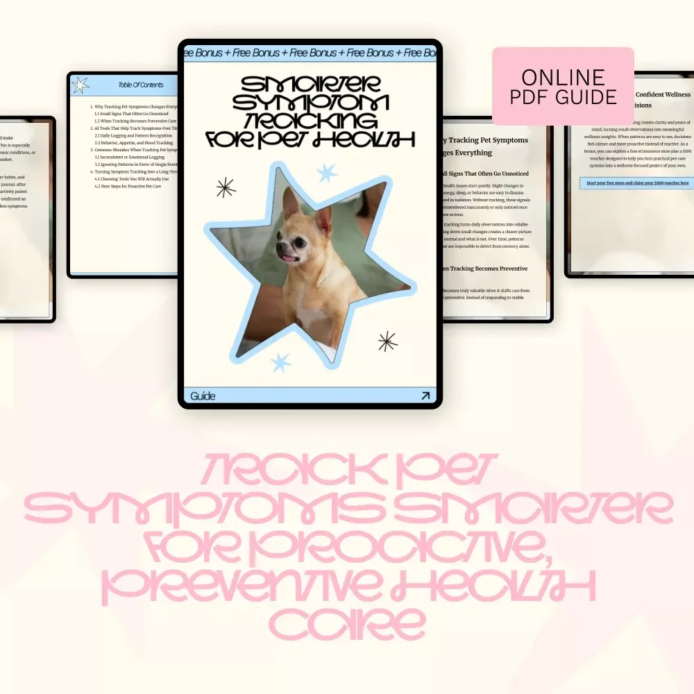 Smarter Symptom Tracking for Pet Health | Practical Guide to Using ai tools to track pet symptoms over time for Happier, Healthier Pets