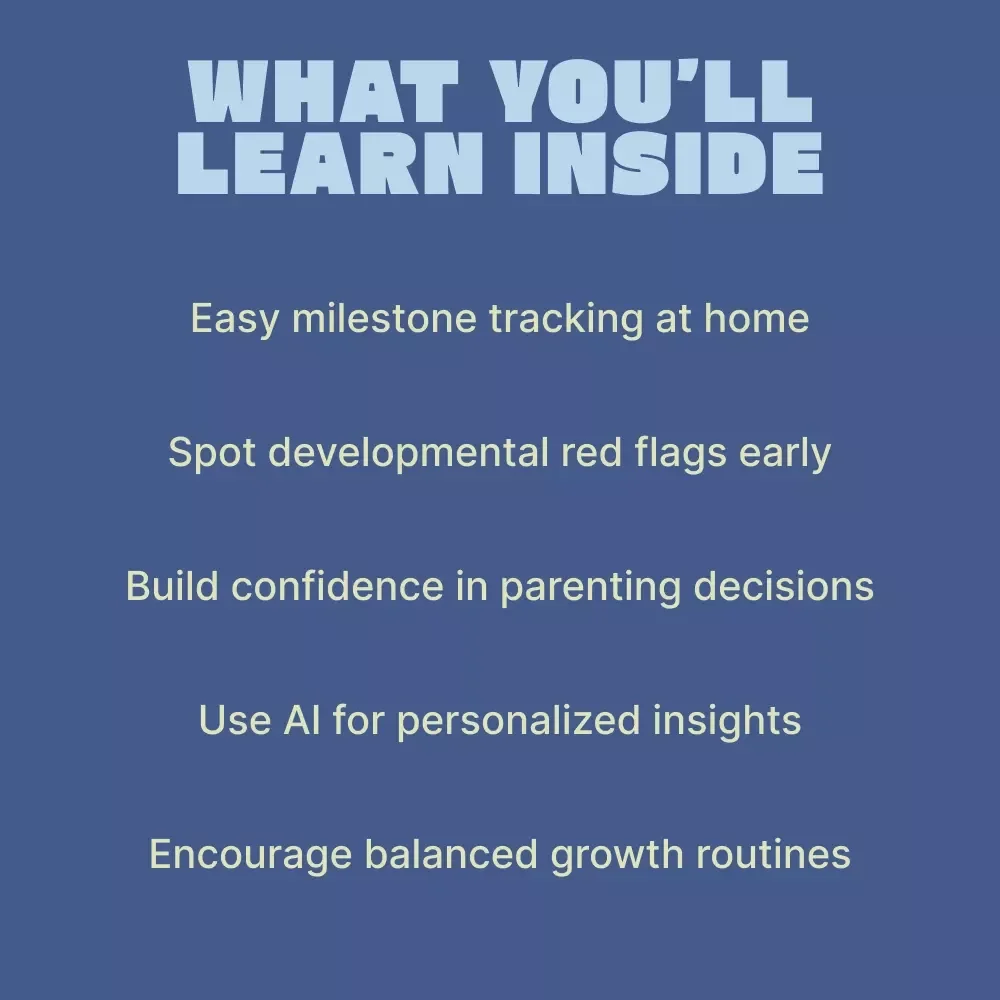 Tracking Kids’ Developmental Milestones | Practical Ebook Guide for Parents & Caregivers | How to Track Kids Developmental Milestones with Confidence
