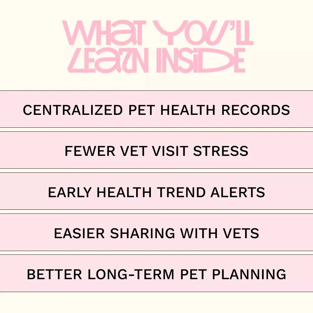 Smarter Pet Care in One Place – Practical Ebook Guide to Building an ai pet digital health record system for Organized, Stress-Free, Modern Pet Wellness