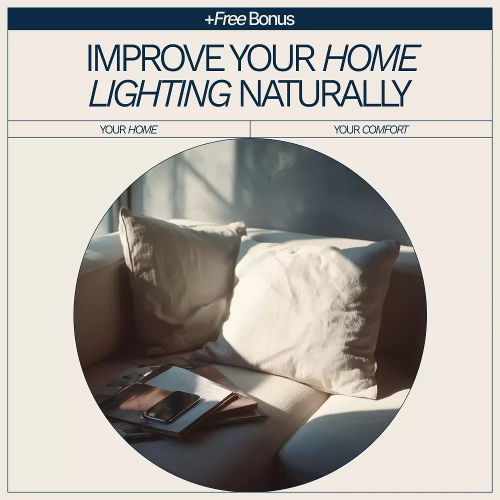 Improve Your Home Lighting Naturally | A Practical eBook Guide on How to Improve Home Lighting Naturally for Brighter, Healthier Spaces
