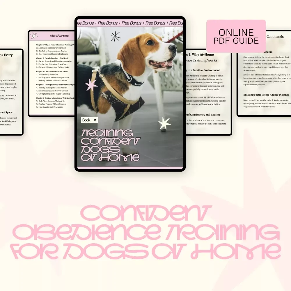Training Confident Dogs at Home | Practical Ebook for Dog Obedience Training at Home