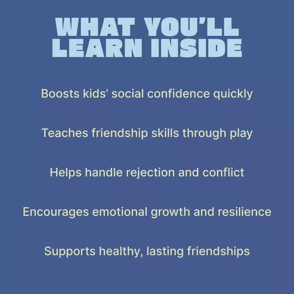 Kids’ Guide to Making Friends – Social Skills for Kids, Friendship Building Workbook, Confidence & Emotional Growth Guide for Parents and Children (Digital Download)