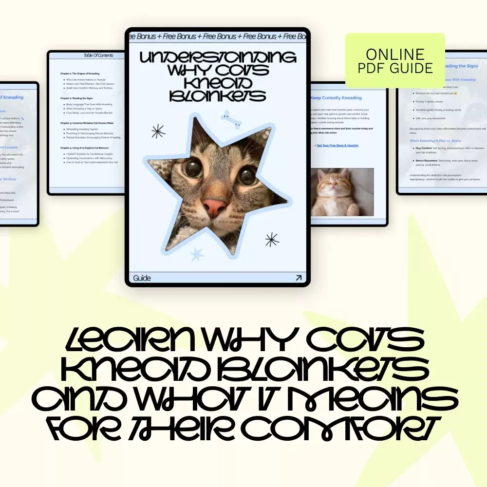 Understanding Why Cats Knead Blankets | Digital Guide for Cat Lovers | why cats knead blankets Explained