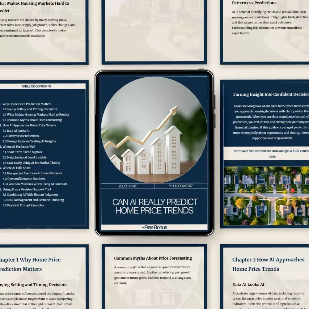 Can AI Really Predict Home Price Trends – Smart Real Estate Insights eBook | Can AI Predict Home Price Trends Guide