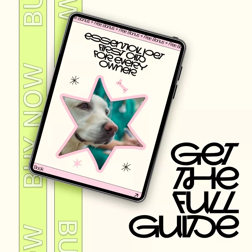 Essential Pet First Aid for Every Owner | Pet Emergency Guide, Pet First Aid Checklist, Dog & Cat Safety eBook, Instant Digital Download