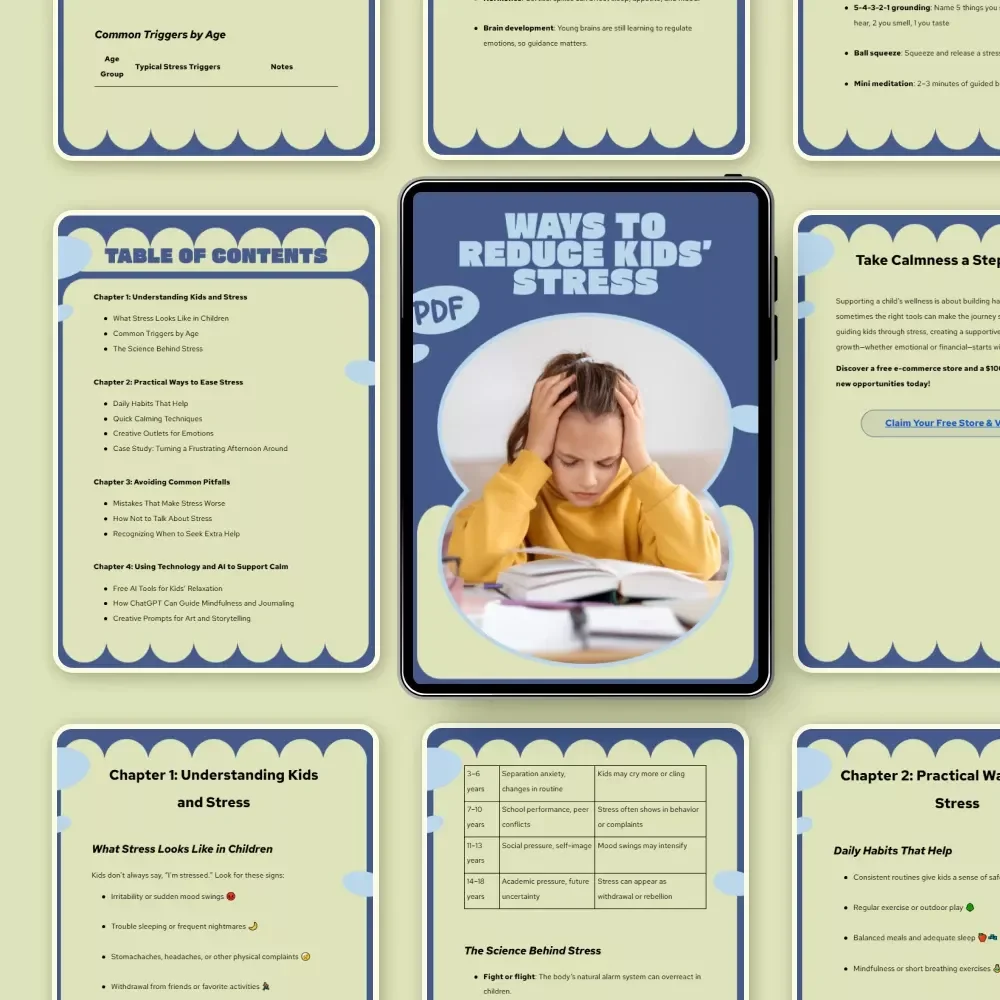 Ways to Reduce Kids’ Stress – A Practical Guide for Parents & Educators