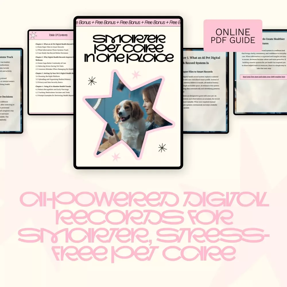 Smarter Pet Care in One Place – Practical Ebook Guide to Building an ai pet digital health record system for Organized, Stress-Free, Modern Pet Wellness