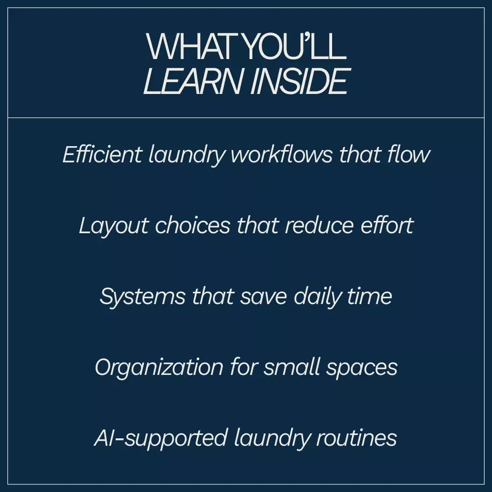 Laundry That Works for You – A Practical Guide on how to create functional laundry room Systems, Smart Layouts, and Time-Saving Routines