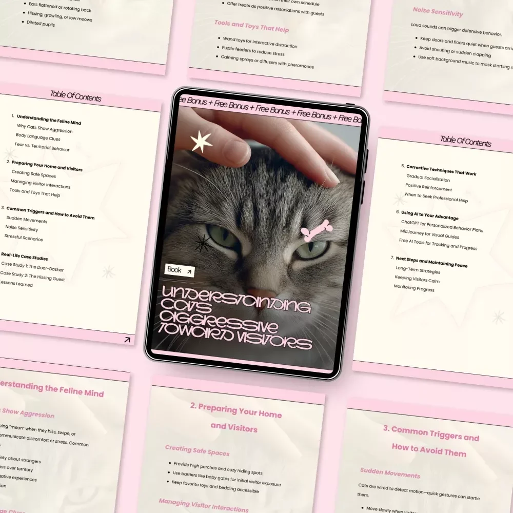 Understanding Cats Aggressive Toward Visitors | Practical eBook Guide for Cat Owners Dealing With Cat Aggressive Toward Visitors Behavior