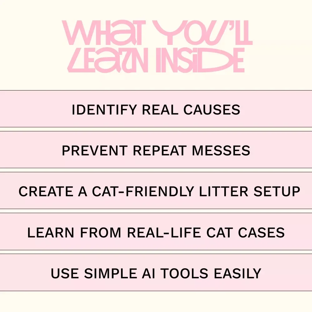 When Cats Choose the Couch Over the Litter | Cat Peeing Outside the Litter Box Guide | Cat Behavior eBook | Litter Training Help | Digital Download