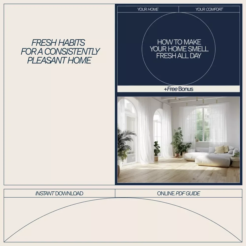 How to Make Your Home Smell Fresh All Day – Practical eBook Guide for Clean, Inviting Spaces | Simple Daily Routines & Smart Solutions