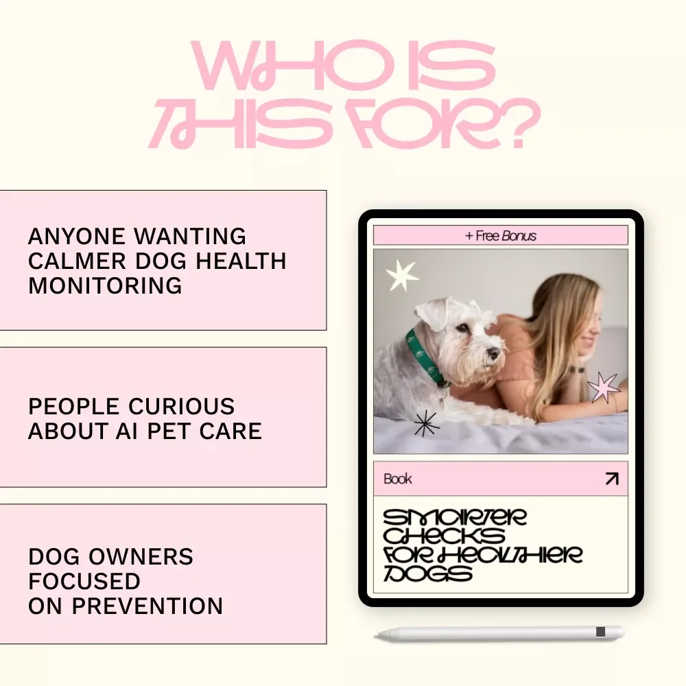 Smarter Checks for Healthier Dogs – AI Dog Wellness Guide Ebook, Dog Health Scan With AI Explained, Modern Pet Care Checklist