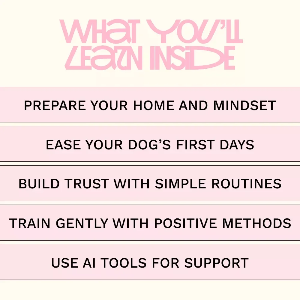 Bringing a Rescue Dog into Your Life – Rescue Dog Guide, Adoption Checklist, Training & Bonding eBook for New Dog Parents