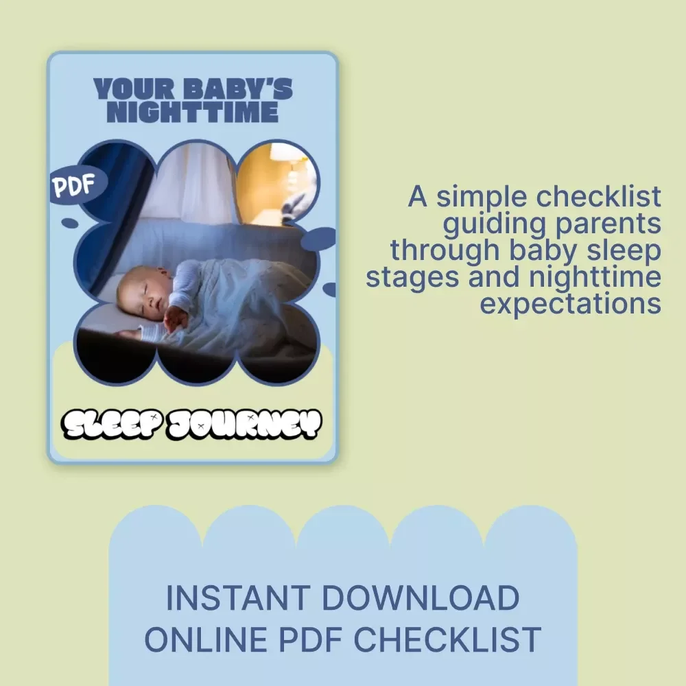 Your Baby’s Nighttime Sleep Journey – Printable Baby Sleep Checklist for New Parents | When Do Babies Start Sleeping Through Night Guide
