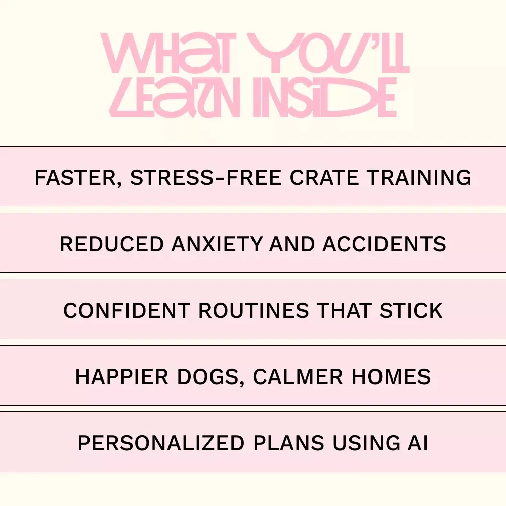 A Guide to Dog Crate Training – Easy Puppy & Adult Dog Crate Success, Step-by-Step Routine