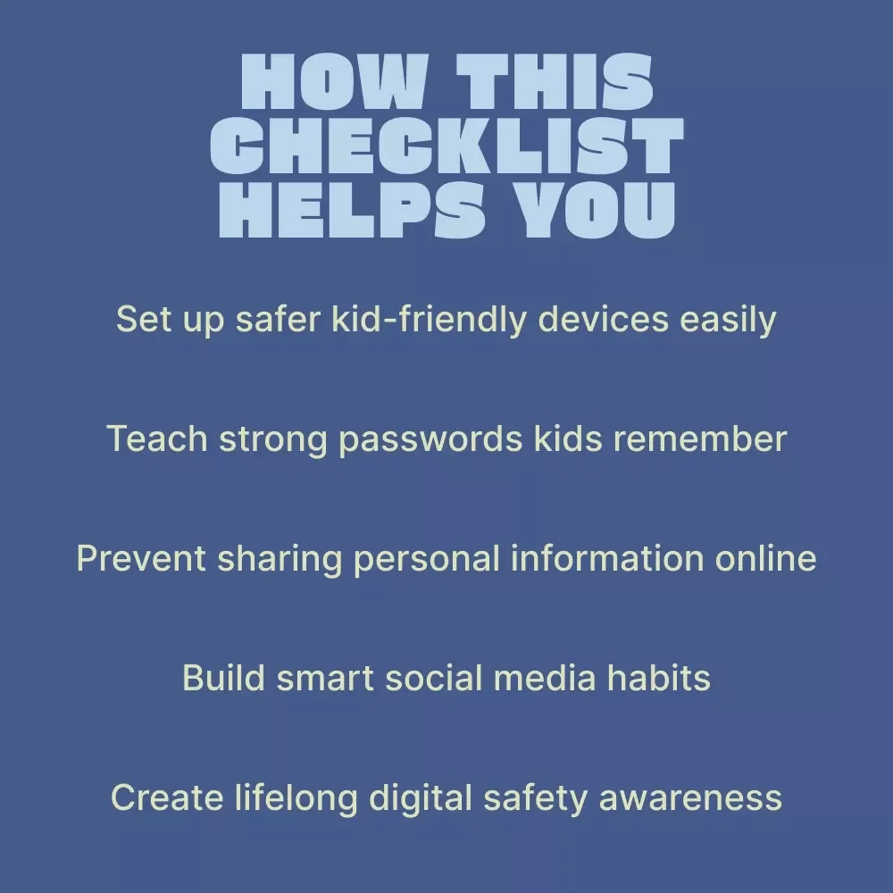 Kids’ Online Privacy Mastery Checklist | Easy Digital Safety Guide for Parents | How to Teach Kids About Privacy Online