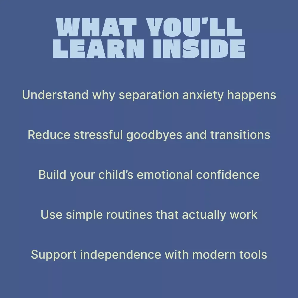 Brave Goodbyes: Navigating Child Separation Anxiety – Practical Parenting Guide for Confident Goodbyes, Emotional Resilience & Calm Transitions (Digital Download)